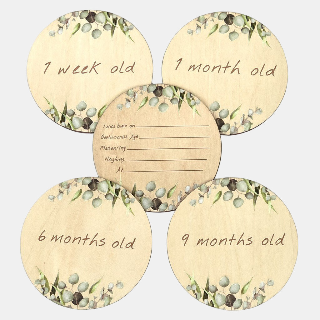 Baby milestone cards